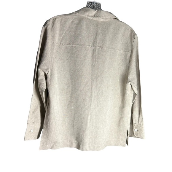 Harve Benard by Benard Holtzman Linen Blend Summer Jacket Womens 8 - Picture 2 of 8